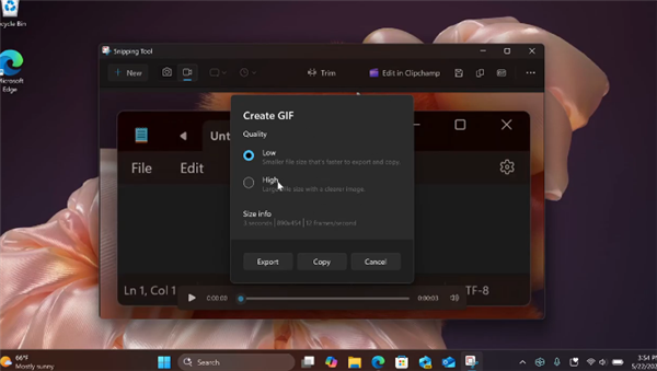 更方便！微軟Windows 11截圖工具將支持保存為GIF：還有全新快捷鍵