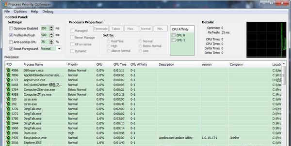 Process Priority Optimizer(進(jìn)程優(yōu)化工具)